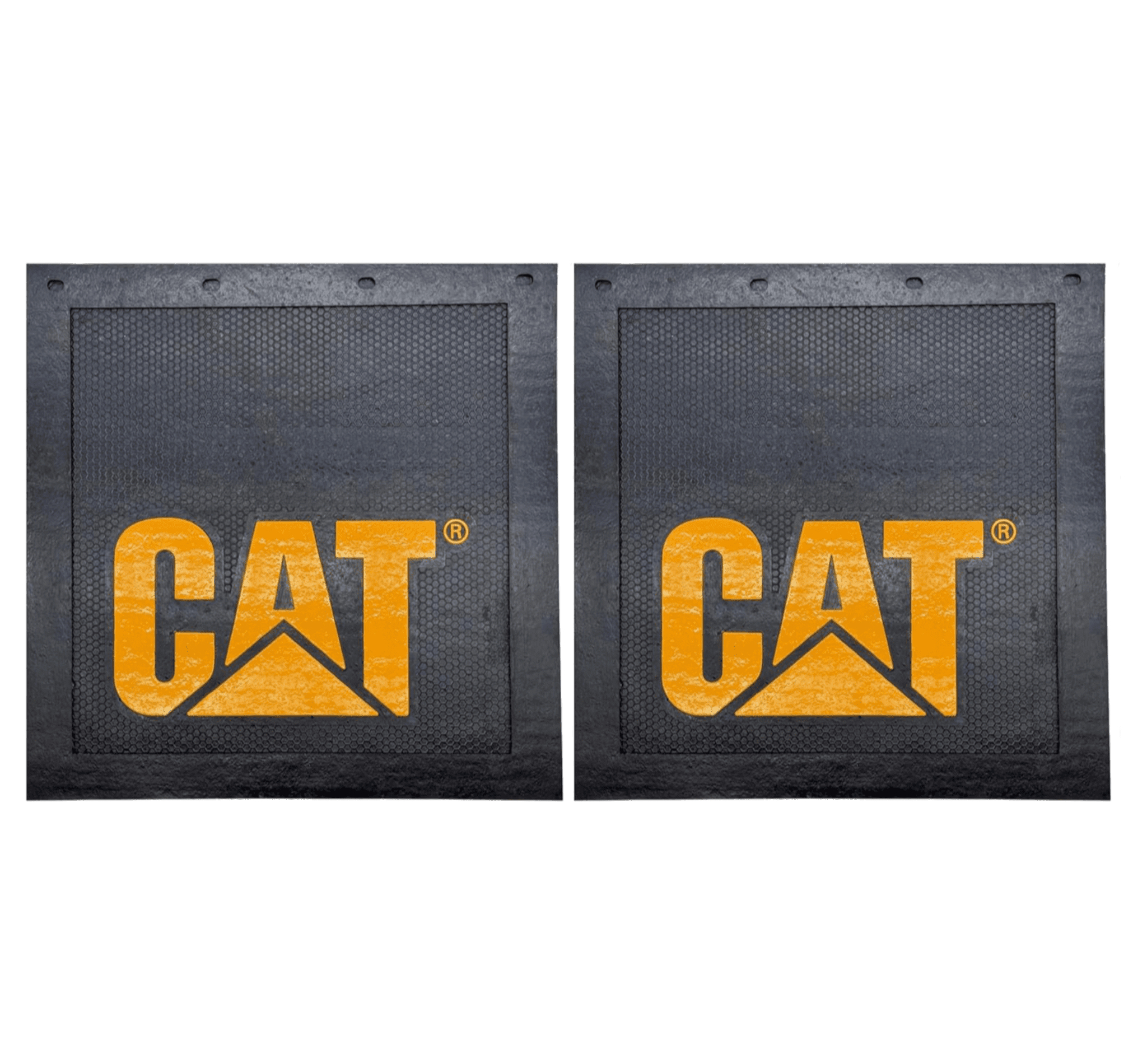 CAT 24x24 "Honeycomb" Mud Flaps, 3/8'' Thick (Set of 2)