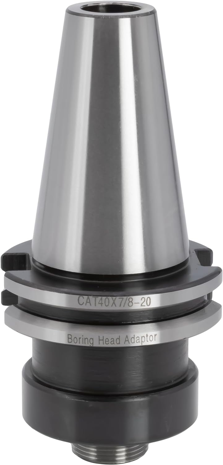 CAT 40 Taper To 7/8"20 Boring Head Adapter, 1.83" Projection