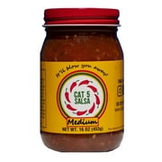 CAT 5 SALSA, Medium, 16 oz Glass Jar
