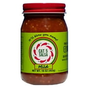 CAT 5 SALSA, Mild, 16 Oz Glass Jar