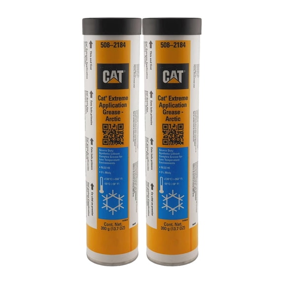 CAT 508-2184 (5082184) Extreme Application Grease Arctic 390 Gram Cartridge Severe Duty Semisynthetic Lithium Complex (Pack of 2)