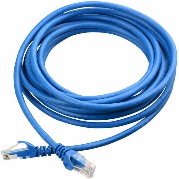 CAT 6 Ethernet Cable Lan Network CAT6 Internet Modem Blue RJ45 Patch Cord - 15 FT