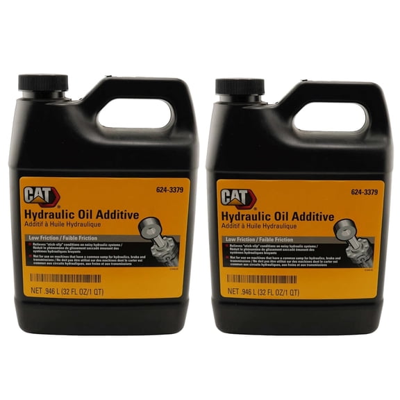 CAT 624-3379 (6243379) Hydraulic Oil Additive 1 Quart Low Friction Additive for Noise Reduction (Pack of 2)