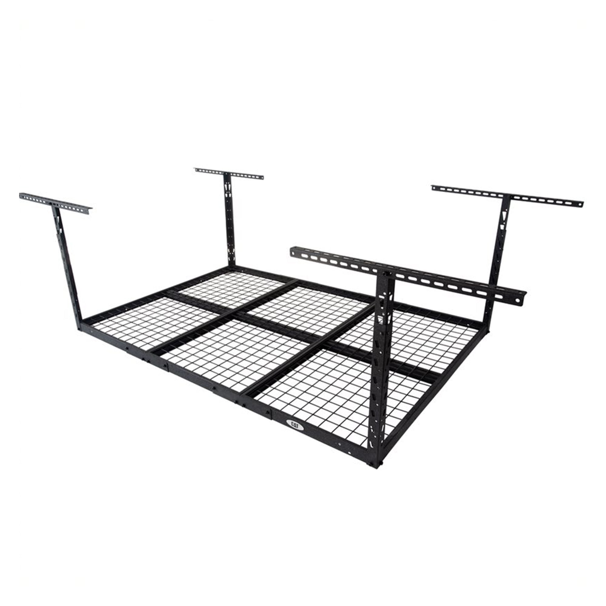CAT 72 x 48 Inch Steel Adjustable Garage Ceiling Storage Rack System
