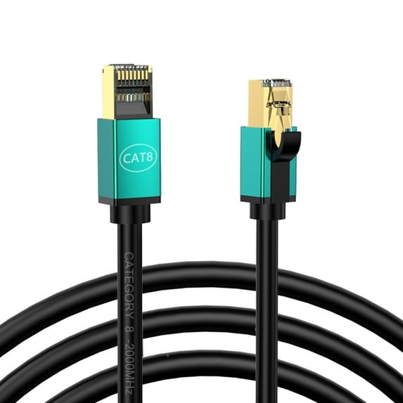 CAT 8 Ethernet Cable Fast Speed CAT8 10Gigabit Networking Cable for Home and Office Use with 10Gbps Data Transfer