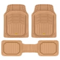thumbnail image 1 of CAT Beige Car Floor Mats Full Set - Universal Heavy Duty Trim To Fit Floor Mats For Trucks - Car Mats & SUV Floor Liners for Car - All-Weather Truck Accessories & Odorless Rubber Automotive Floor Mat, 1 of 10