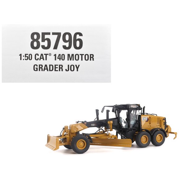 CAT Caterpillar 140 JOY Motor Grader Yellow with Black Top "High Line" Series 1/50 Diecast Model by Masters