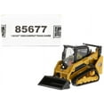 thumbnail image 1 of CAT Caterpillar 259D3 Compact Track Loader w/Work Tools & Operator Yellow "High Line Series" 1/50 Diecast Model Diecast Masters, 1 of 6