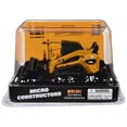 thumbnail image 1 of CAT Caterpillar 272C Compact Track Loader with Broom Yellow "Micro-Constructor" Diecast Model by Diecast Masters, 1 of 4