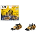 thumbnail image 1 of CAT Caterpillar 272D2 Skid Steer Loader Yellow & CAT 297D2 Compact Track Loader Set 1/64 Diecast Models by Diecast Masters, 1 of 6