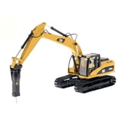 CAT Caterpillar 320D L Hydraulic Excavator with Hammer and Operator Core Classics Series 1/50 Model by Diecast Masters