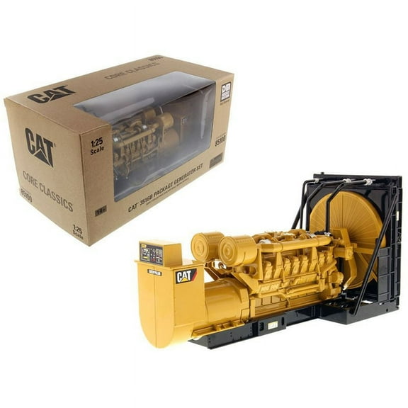 CAT Caterpillar 3516B Engine Generator 3-Piece Set Core Classic Series 1/25 Diecast Model by Diecast Masters