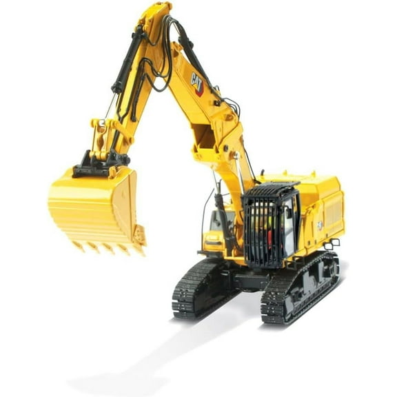 CAT Caterpillar 352 Ultra High Demolition Hydraulic Excavator w/ Operator & Two Interchangeable Booms 1/50 Model Diecast Masters