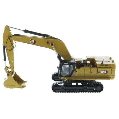 CAT Caterpillar 395 Next Generation Hydraulic Excavator (General Purpose Version) Yellow with Operator and Additional Tools "High Line" Series 1/50