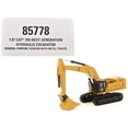 thumbnail image 1 of CAT Caterpillar 395 Next-Generation Hydraulic Excavator (Mass Excavator Version) Yellow with Additional Tools "High Line Series" 1/87 (HO) Diecast Model by Diecast Masters, 1 of 1