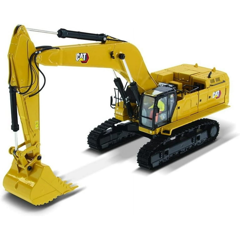 CAT Caterpillar 395 Next Generation Hydraulic Excavator Yellow w Operator Tools 1 50 Diecast Model by Diecast Masters Walmart