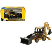 CAT Caterpillar 420E Backhoe Loader Yellow "Micro-Constructor" Series Diecast Model by Diecast Masters
