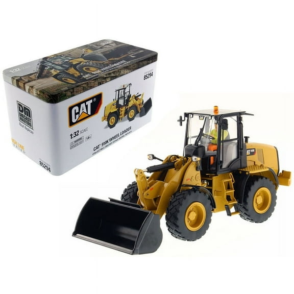 CAT Caterpillar 910K Wheel Loader High Line Series with Operator 1/32 Diecast Model by Diecast Masters