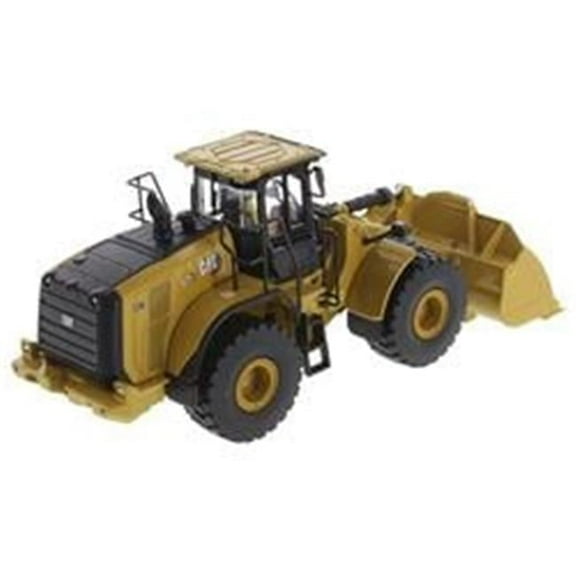 CAT Caterpillar 972 XE Wheel Loader with Operator High Line Series 1-50 Diecast Model, Yellow