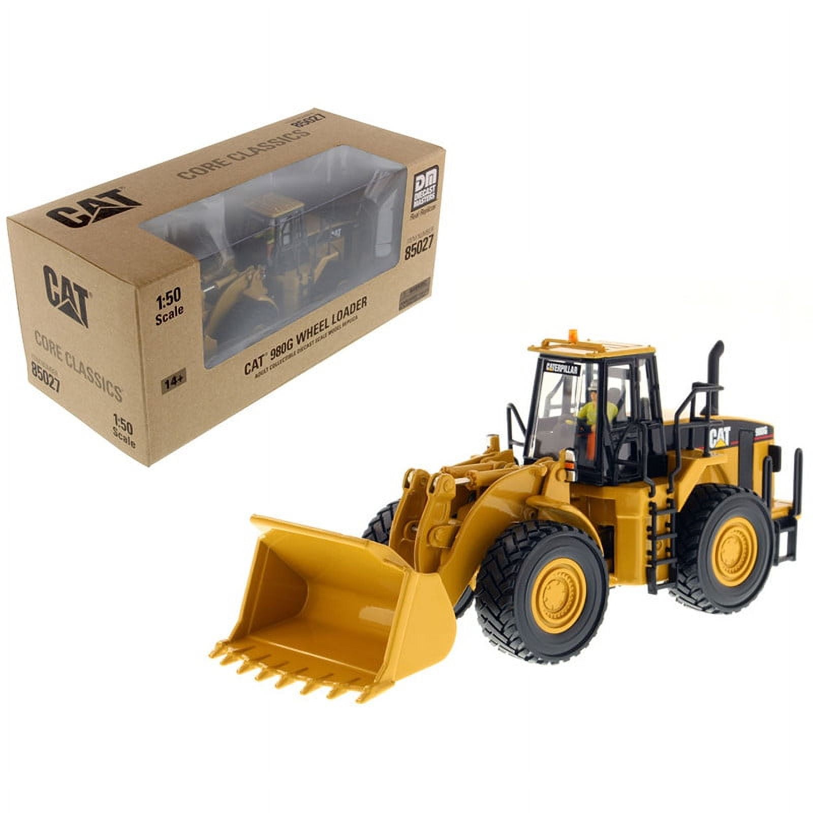 CAT Caterpillar 980G Wheel Loader with Operator 1/50 Diecast