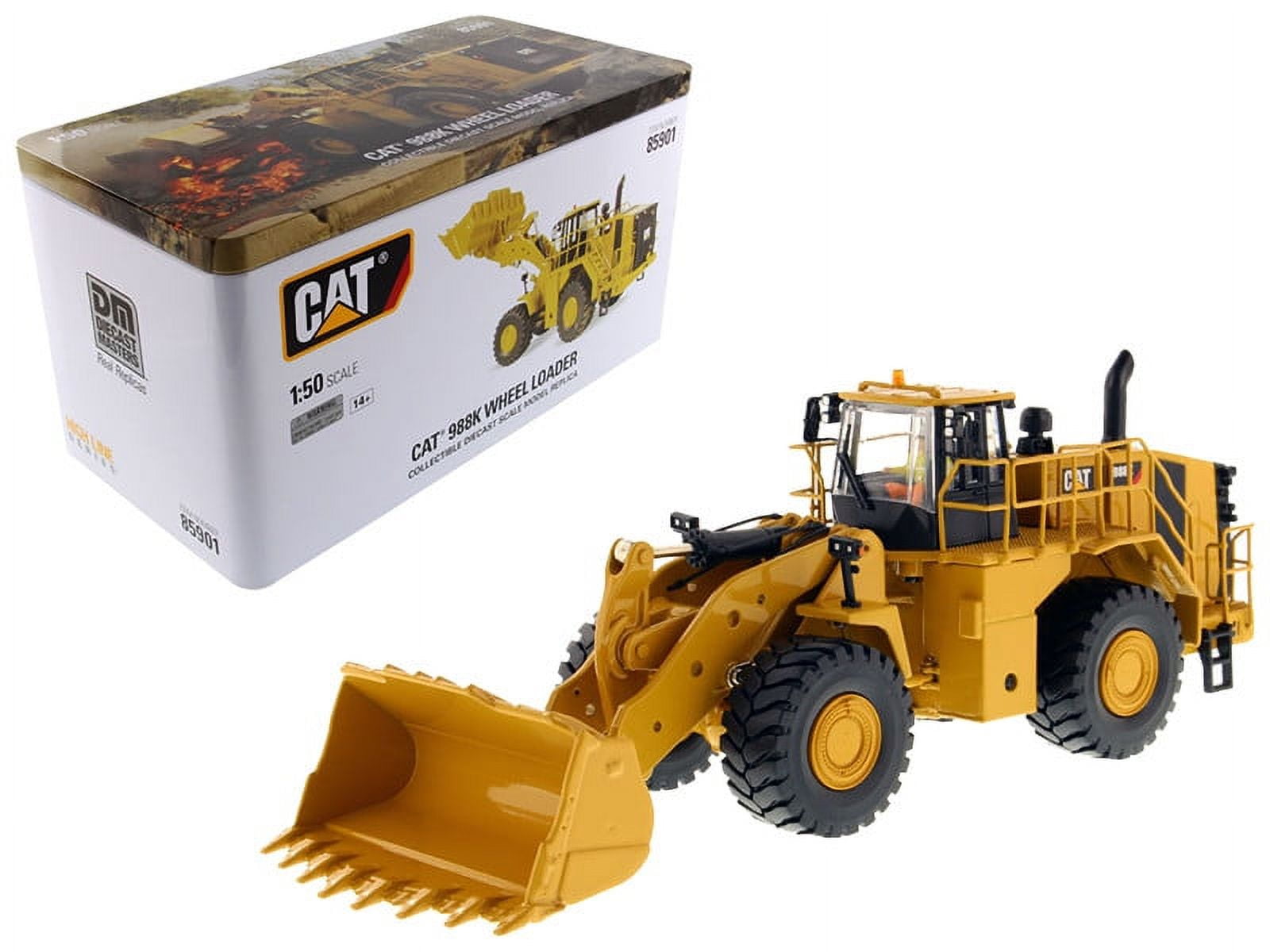 キャタピラー建機 CAT 988K WHEEL LOADER 1/50 CAT 988K WHEEL LOADER WITH GRAPPLE SCALE 1:50 - CTP Store