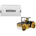 thumbnail image 1 of CAT Caterpillar CB-13 Tandem Vibratory Roller with ROPS (Roll Over Protective Structure) and Operator "High Line Series" 1/50 Diecast Model by Diecast Masters, 1 of 1