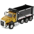 thumbnail image 1 of CAT Caterpillar CT660 SBFA with Ox Bodies Stampede Dump Truck Yellow and Black 1/50 Diecast Model by Diecast Masters, 1 of 9