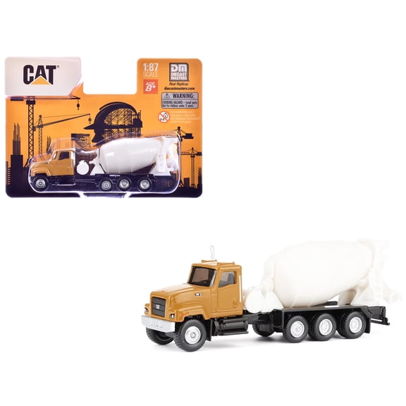 CAT Caterpillar CT681 Concrete Mixer Yellow 1/87 (HO) Diecast Model by Diecast Masters