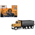 thumbnail image 1 of CAT Caterpillar CT681 Dump Truck Yellow 1/87 (HO) Diecast Model by Diecast Masters, 1 of 5