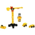 thumbnail image 2 of JITTERYGIT Construction Toy Track Set – 1:64 Scale Excavator, Crane & Truck Vehicles – Kids Gift 2 of 6