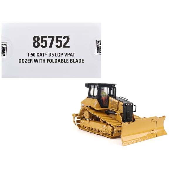 CAT Caterpillar D5 LGP Track-Type Dozer Yellow "High Line" Series 1/50 Diecast Model by Masters