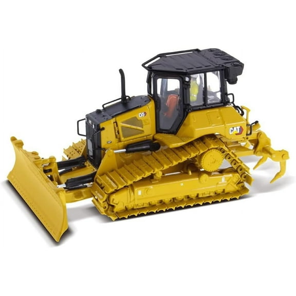 CAT Caterpillar D5 LGP VPAT Track Type Tractor Dozer Yellow w/Operator "High Line" Series 1/50 Diecast Model by Diecast Masters
