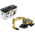 thumbnail image 1 of CAT Caterpillar M318D Wheeled Excavator with Operator "High Line" Series 1/87 (HO) Scale Diecast Model by Diecast Masters, 1 of 1