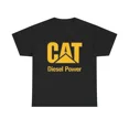 thumbnail image 1 of CAT Diesel Power Equipment Retro Work Humor Graphic Cotton Unisex T-Shirt up to size 5XL, 1 of 2