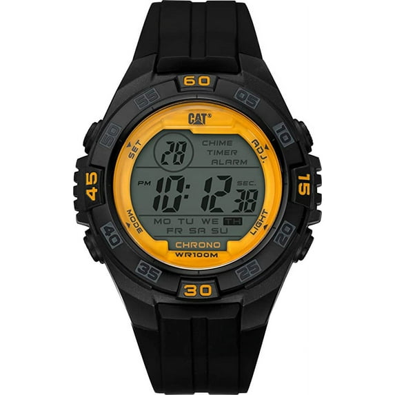 CAT Digimax Men's Watch Black Yellow OC16721247