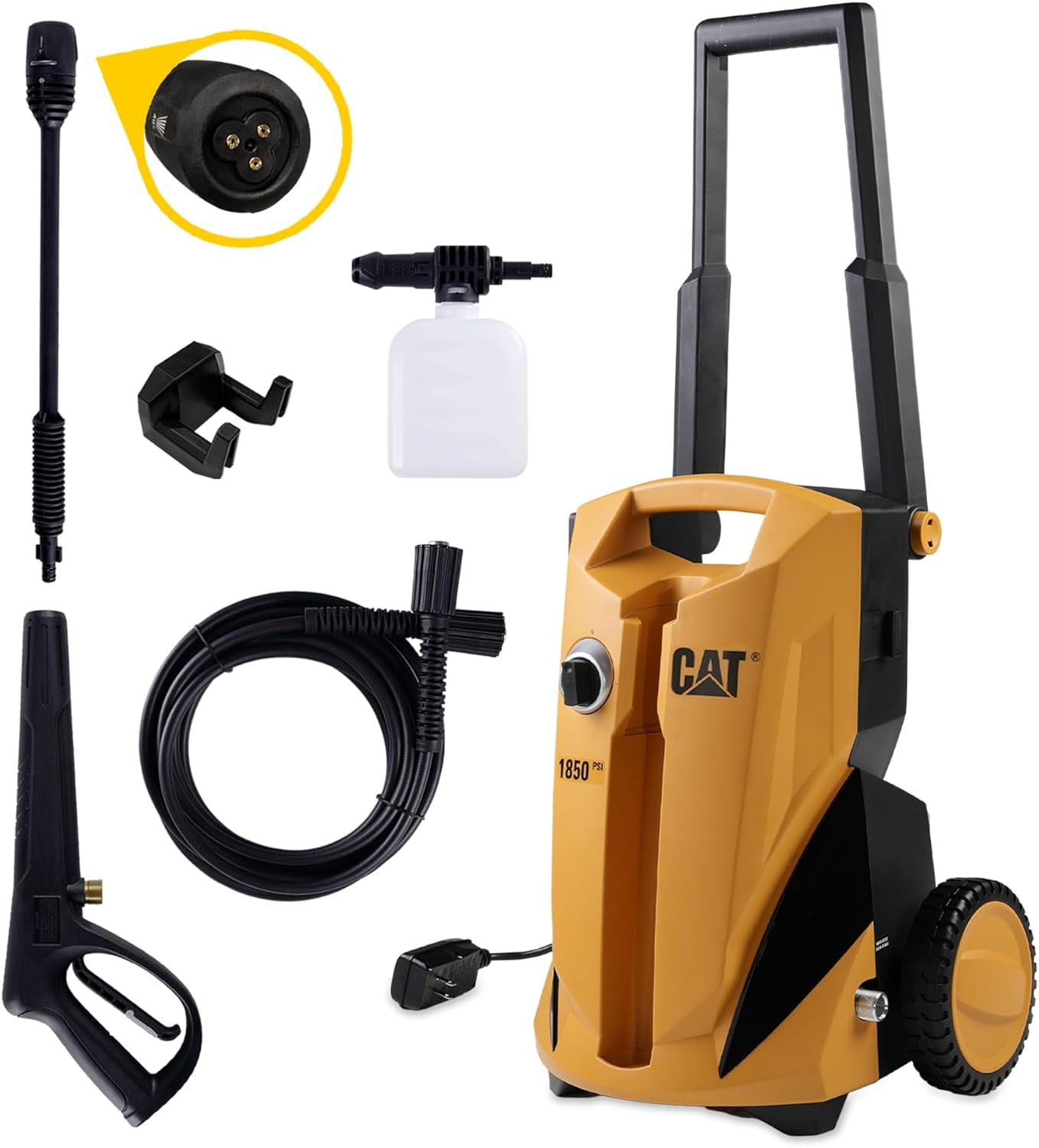 CAT Electric Pressure Washer 1850 PSI 1.4 GPM with 20' highPressure