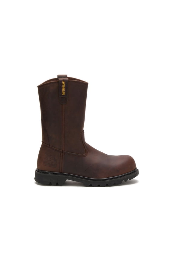 Footwear 220101 11.5 in. Mens Revolver Steel Toe Work Boot, Wide - Dark Brown