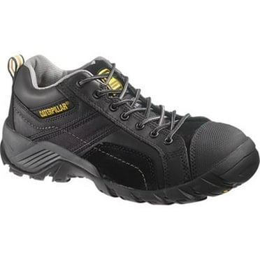 CAT Footwear  8.5 in. Mens Argon Safety Composite Toe Leather Boot, Wide - Dark Brown
