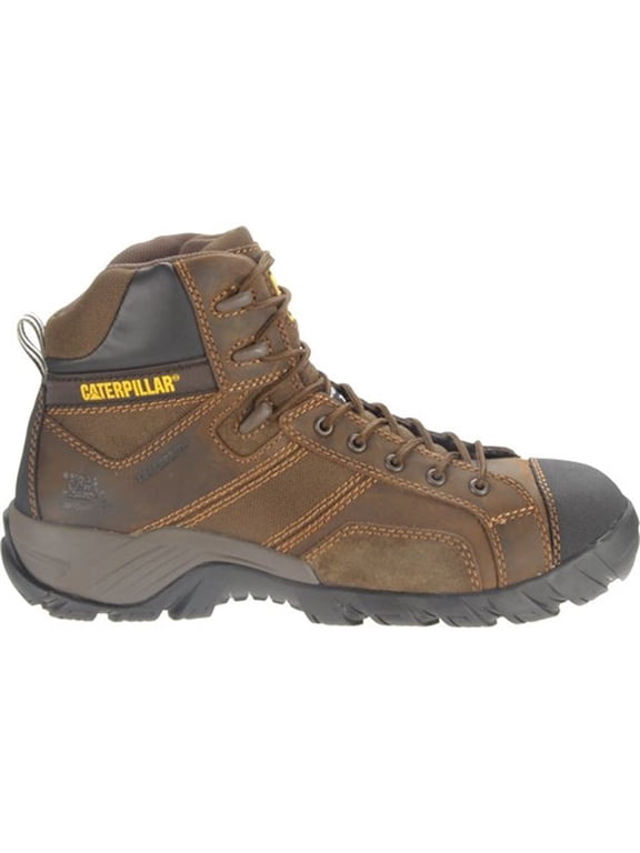 "CAT Footwear Argon Hi Composite Toe - Dark Brown 8.0(W) Work Boot"