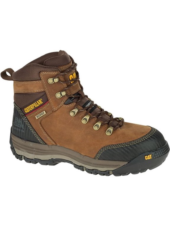 "CAT Footwear Munising 6 Inch Composite Toe - Brown 7.5(W) Mens Work Boot"