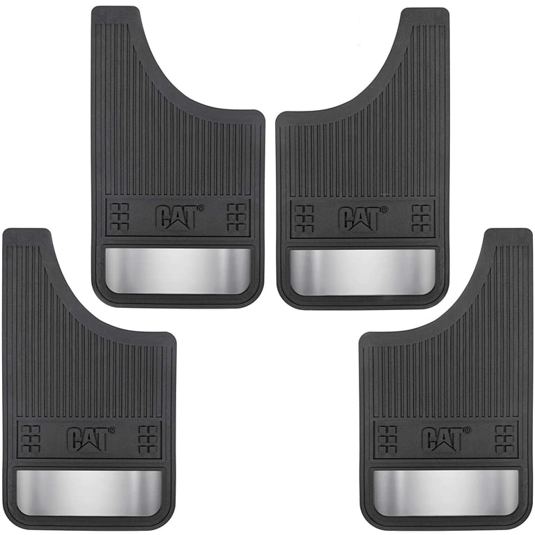 CAT Heavy Duty Pro Mud Flap, 4 Pack, Dirt/Slush & Night Reflectors