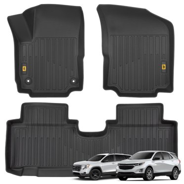 Caterpillar Black Floor Mats & Cargo Liner Set – Trim-to-Fit – For Car Truck SUV