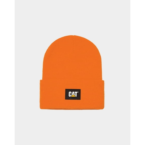 CAT LABEL CUFF BEANIE