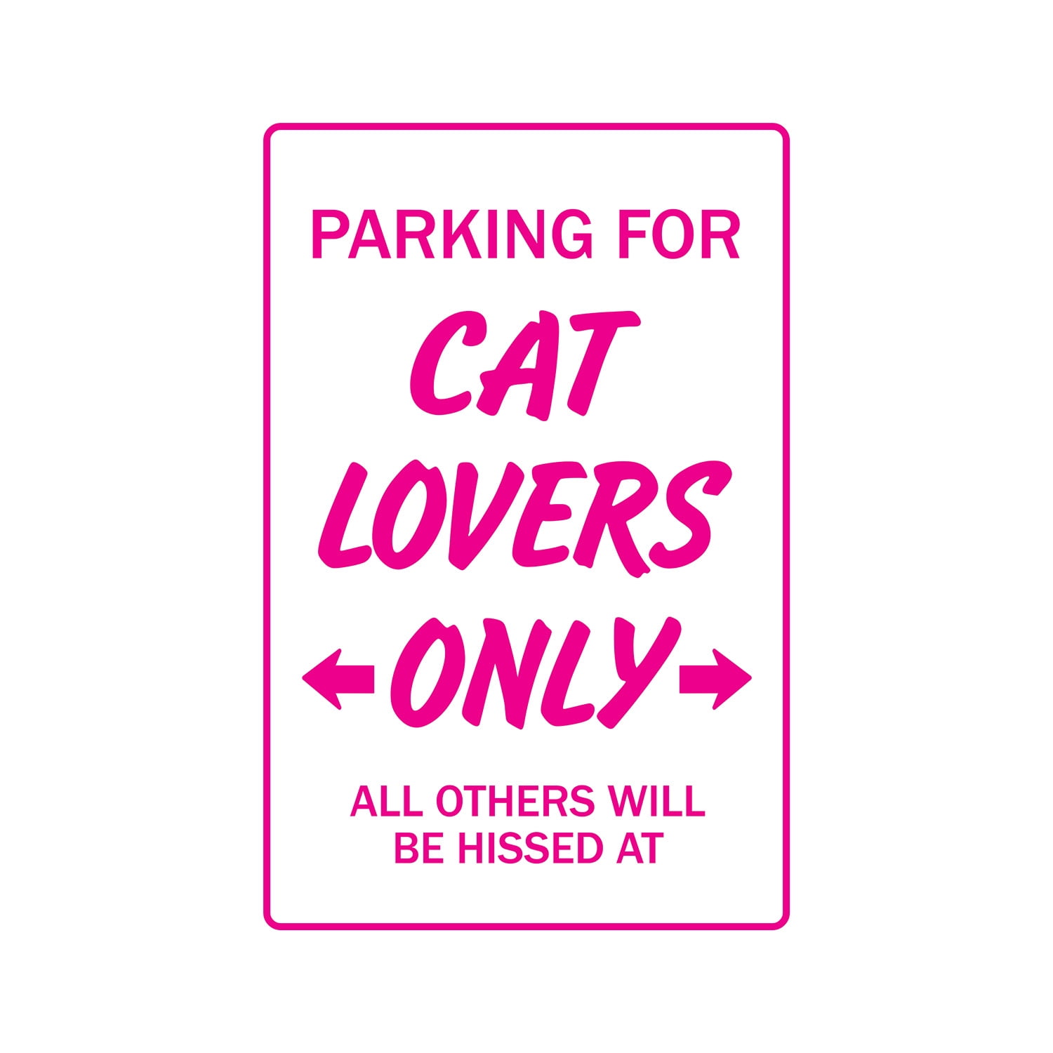 CAT LOVERS Aluminum Sign animals kitten love pets kitty feline ...