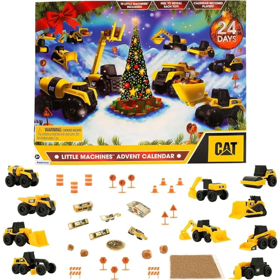 CAT Construction Little Machines Advent Calendar with Vehicles & Insta-Dirt