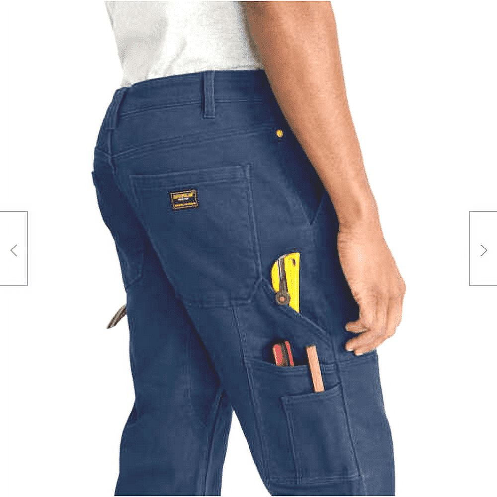 CAT Men's Denim Double Knee Patch Pants, Size 36x30 CAT Men's Denim Double Knee Patch Pants, Size 36x30