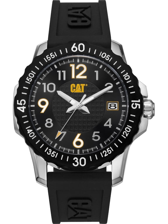 CAT Men's Downforce Stainless Steel Wristwatch, Black (AP.141.21.111)