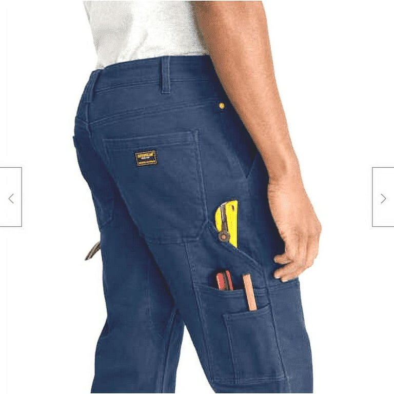 CAT Men s Denim Double Knee Patch Pants Size 36x30 Walmart