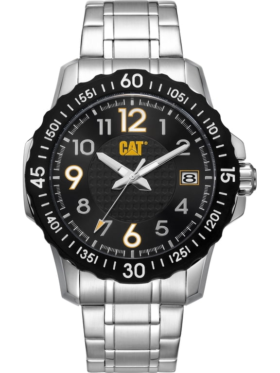 CAT Mens WATCH 'Downforce' 44mm case, Stainless Steel (AP.141.11.111)