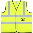 thumbnail image 1 of CAT HI VIS SAFETY VEST  GREEN  2XL, 1 of 6